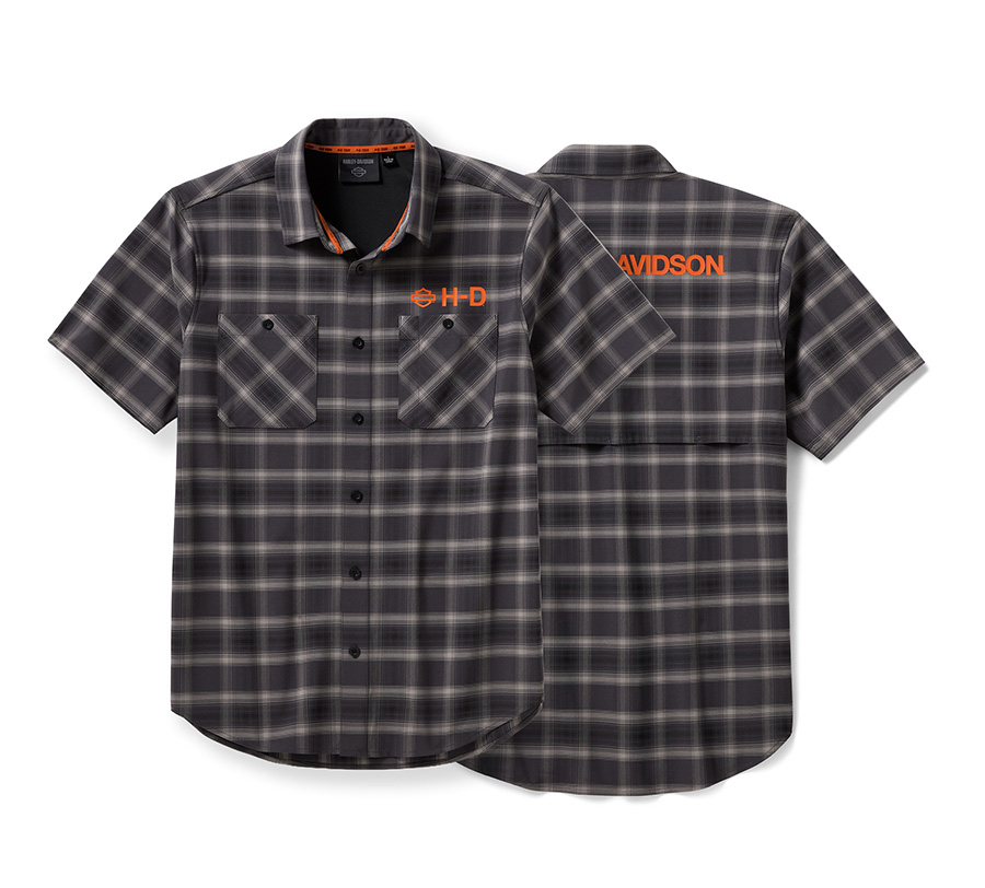 CAMICIA ELASTICIZZATA E TRASPIRANTE H-D<sup>&reg;</sup> TECH DA UOMO