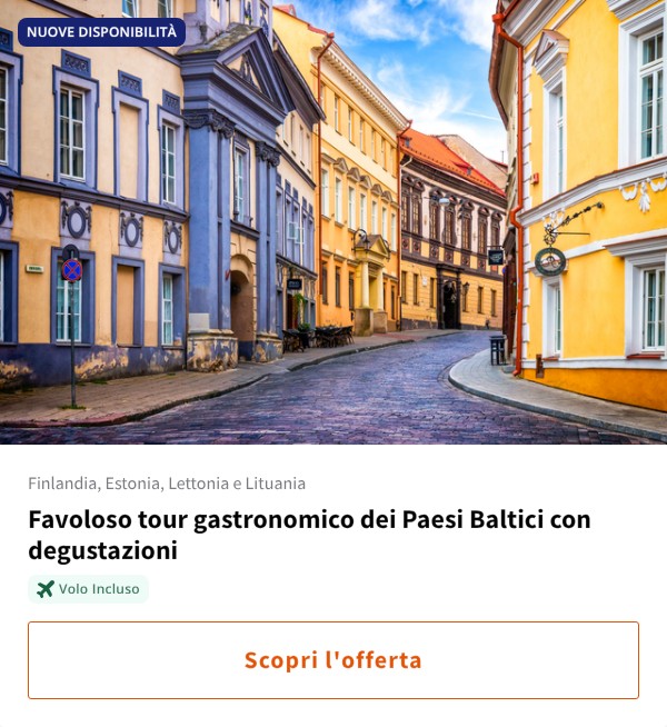 Favoloso tour gastronomico dei Paesi Baltici con degustazioni