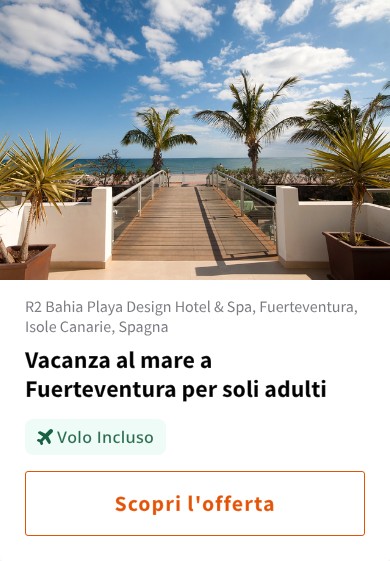 Vacanza al mare a Fuerteventura per soli adulti