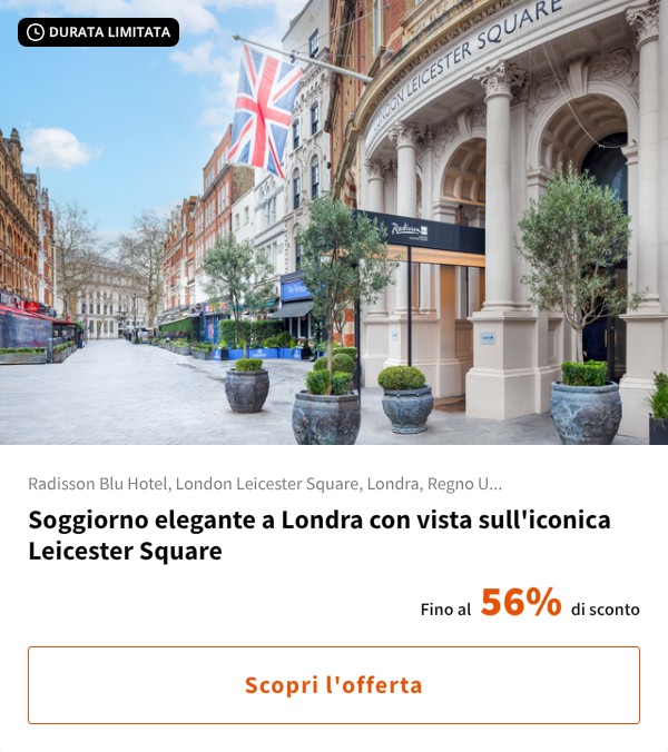 Soggiorno elegante a Londra con vista sull'iconica Leicester Square