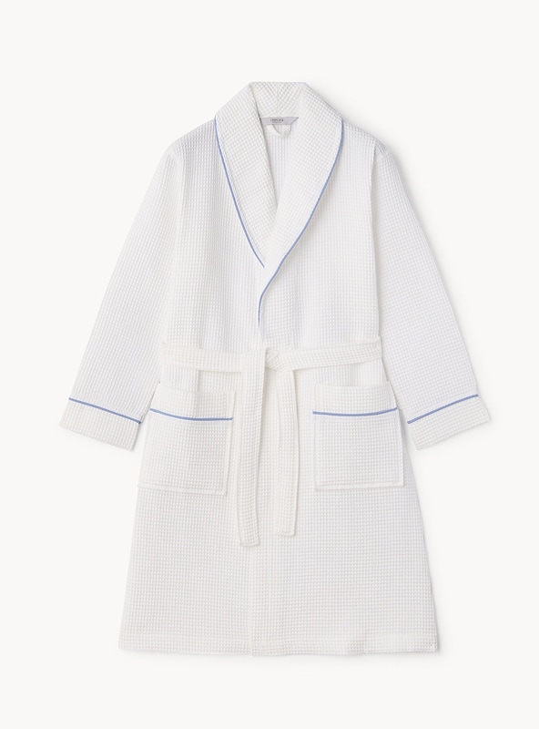 Accappatoio a kimono in cotone nido d'ape