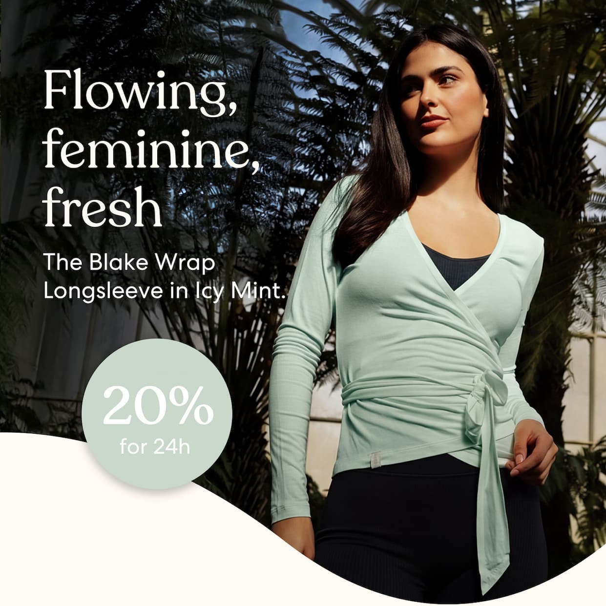 Header Blake Wrap Longsleeve Icy Mint 