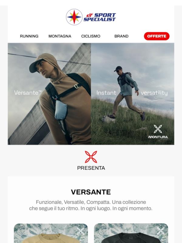 Scopri la collezione Montura Versante