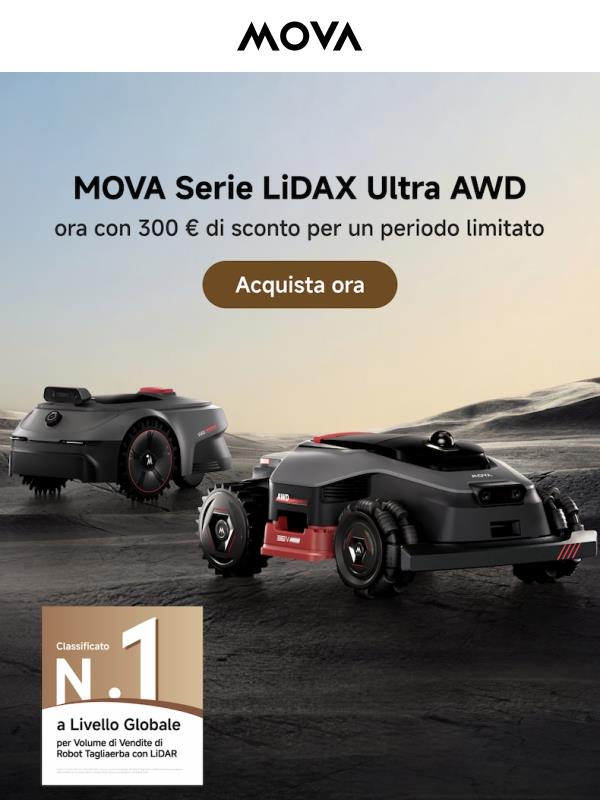 Risparmia fino a 300 € sulla serie LiDAX Ultra AWD!