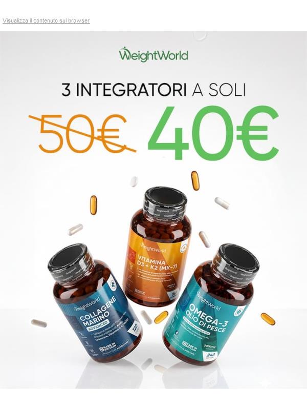 Jekoo, Ultimi Giorni: 3 Integratori A 40€ Solo Per Te ⏳