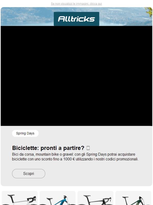 Fino a -1000€: le biciclette entrano in modalità Spring Days !