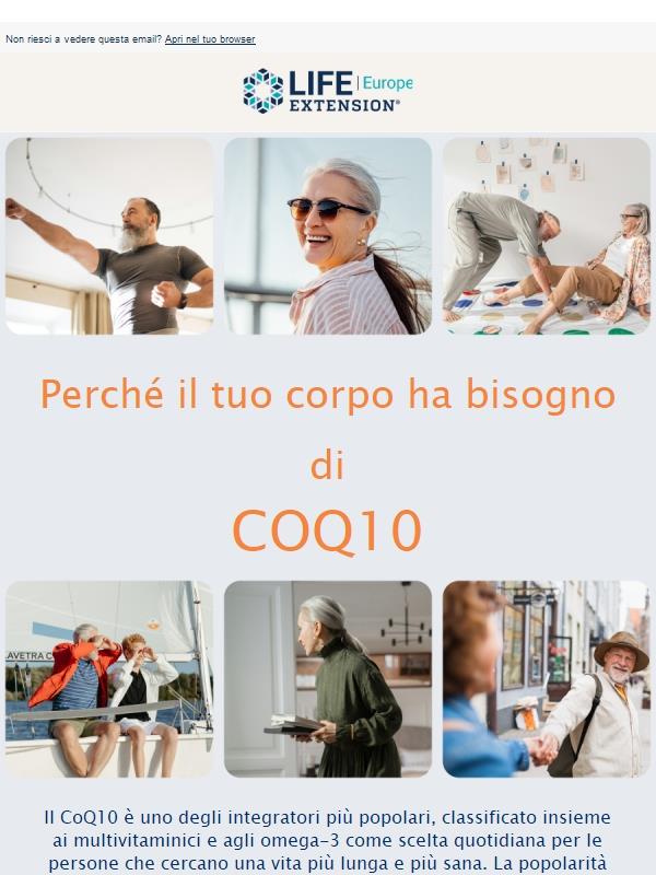 Ecco perché il CoQ10 è così popolare!