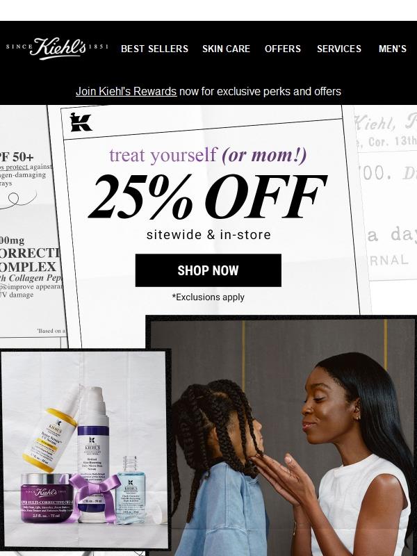 Treat Mom (Or Yourself): 25% OFF + FREE 6Pc Gift on $150+!