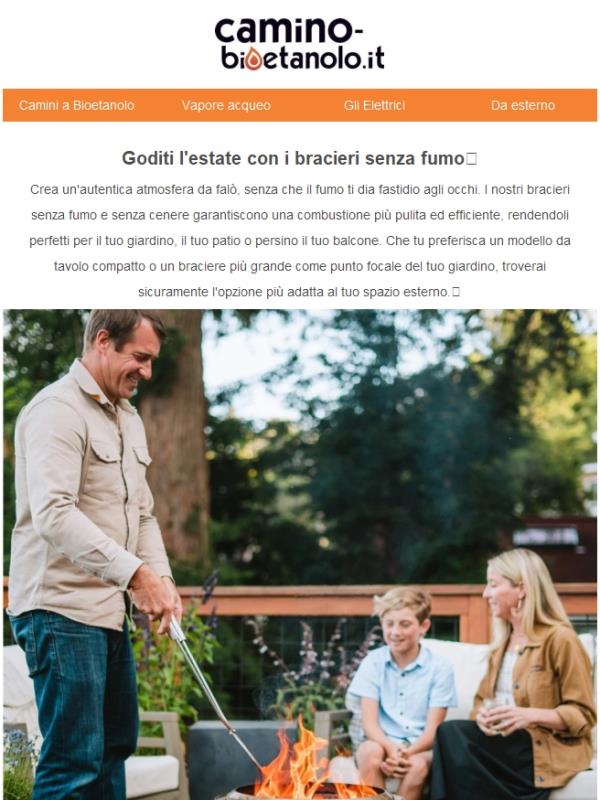 Calore e comfort senza fumo nel tuo giardino🔥