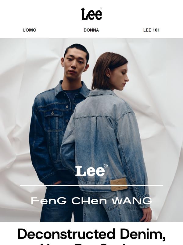 Lee x Feng Chen Wang: denim d'impatto per la primavera