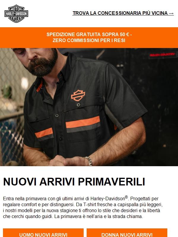 Harley-Davidson Nuovi arrivi per la stagione