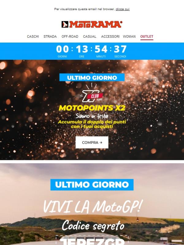 📣 Ultime ore! –20% extra con il codice JEREZGP 🏁