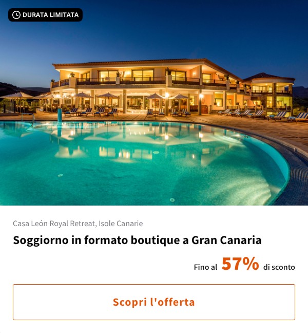 Soggiorno in formato boutique a Gran Canaria