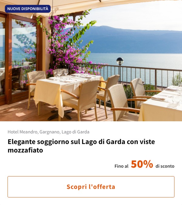 Elegante soggiorno sul Lago di Garda con viste mozzafiato