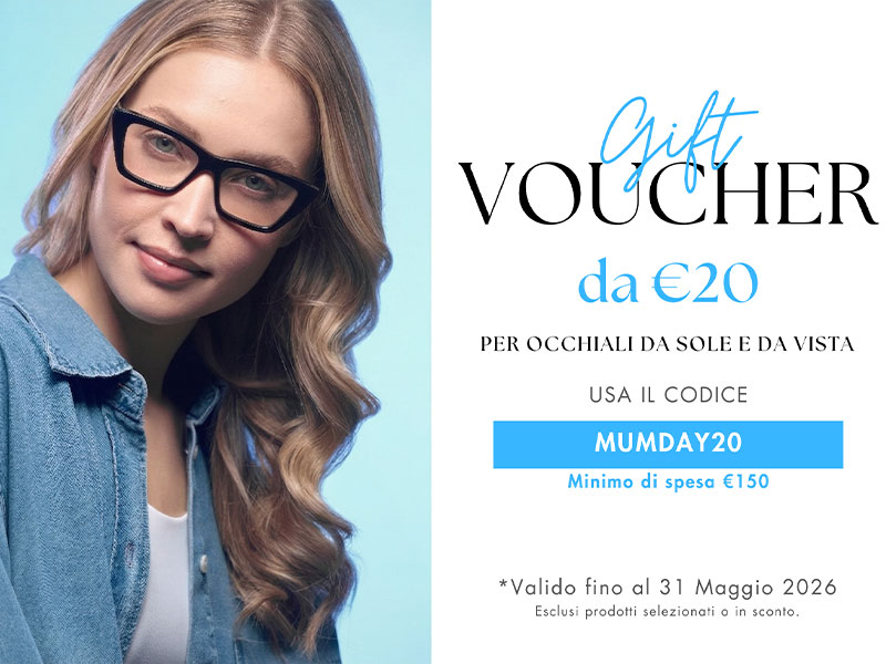 20€ DI SCONTO con il codice promo MUMDAY20