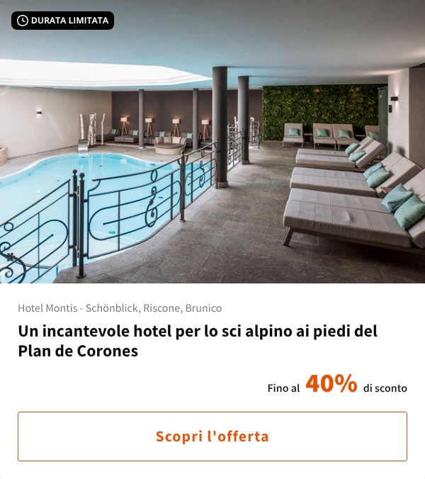 Un incantevole hotel per lo sci alpino ai piedi del Plan de Corones