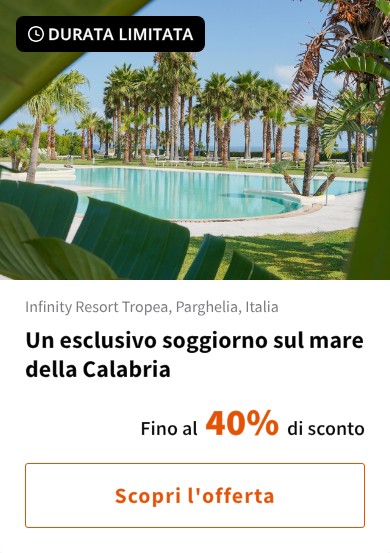 Un esclusivo soggiorno sul mare della Calabria