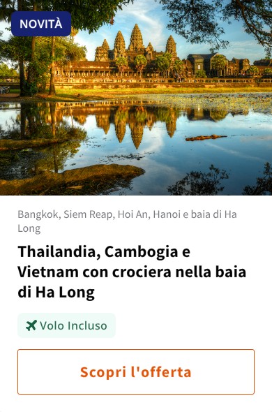 Thailandia, Cambogia e Vietnam con crociera nella baia di Ha Long