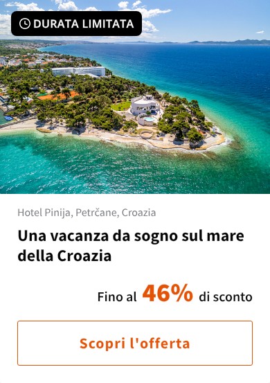 Una vacanza da sogno sul mare della Croazia