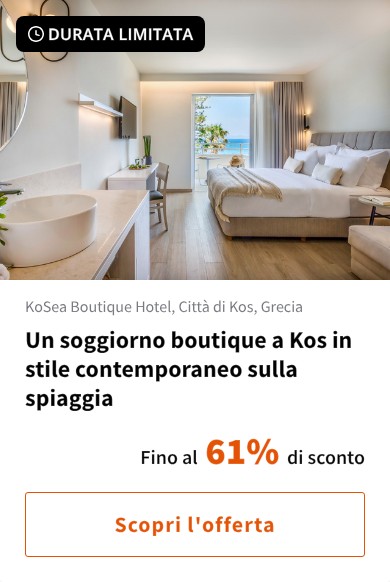 Un soggiorno boutique a Kos in stile contemporaneo sulla spiaggia