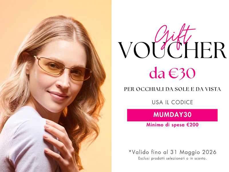 30€ DI SCONTO con il codice promo MUMDAY30