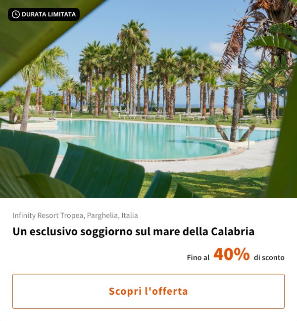 Un esclusivo soggiorno sul mare della Calabria