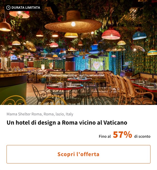 Un hotel di design a Roma vicino al Vaticano