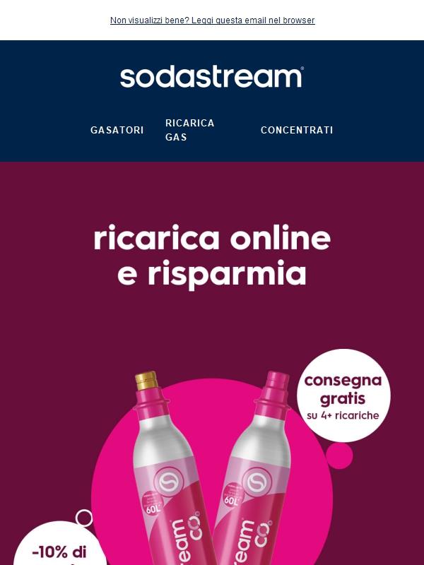 Ricarica online e risparmia! 10% di sconto ✨