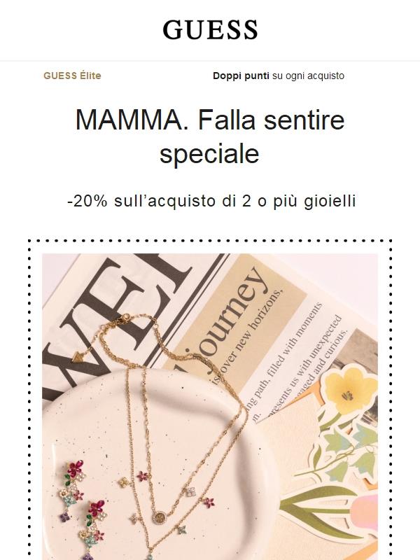Festa della mamma: -20% su gioielli