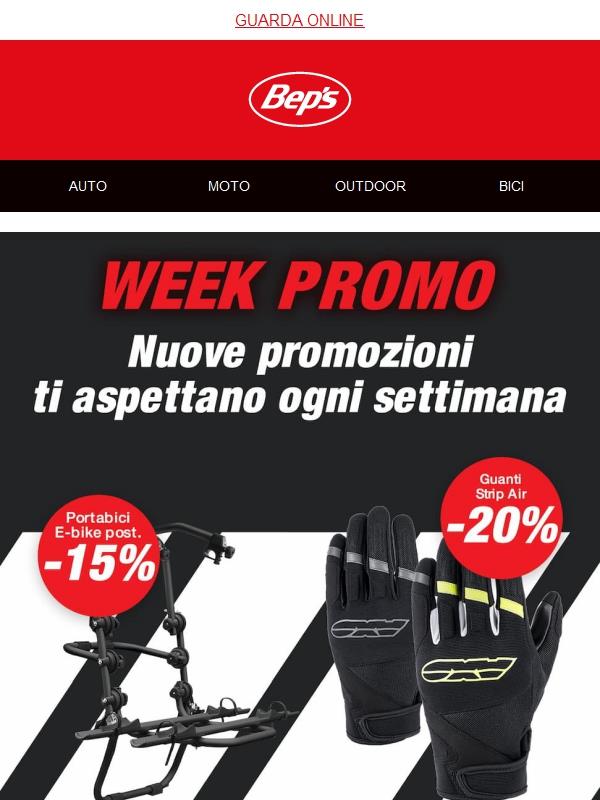 Week Promo: Approfitta delle PROMO per la tua 2 e 4 ruote!