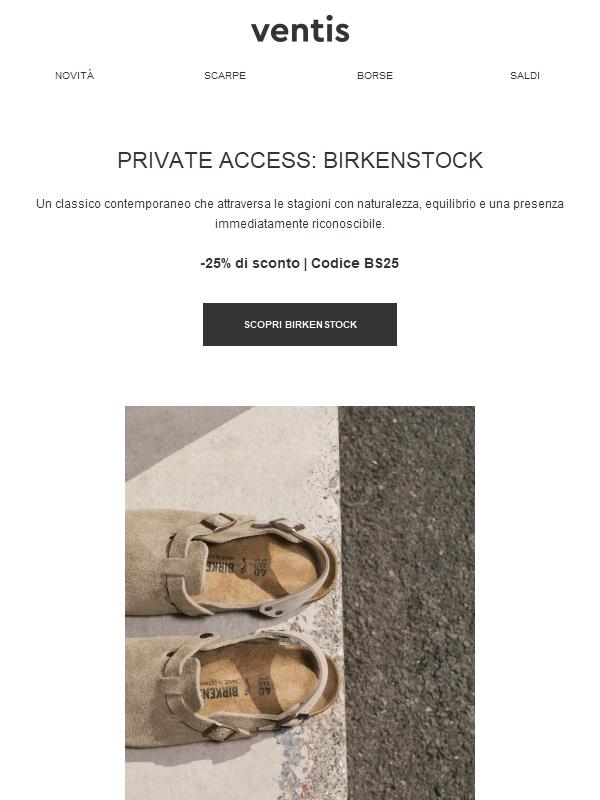 Birkenstock -25%, private selection