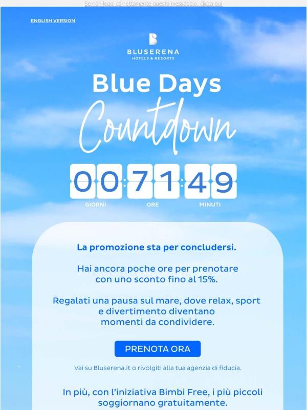 Ultime 72 ore: Blue Days - 15%