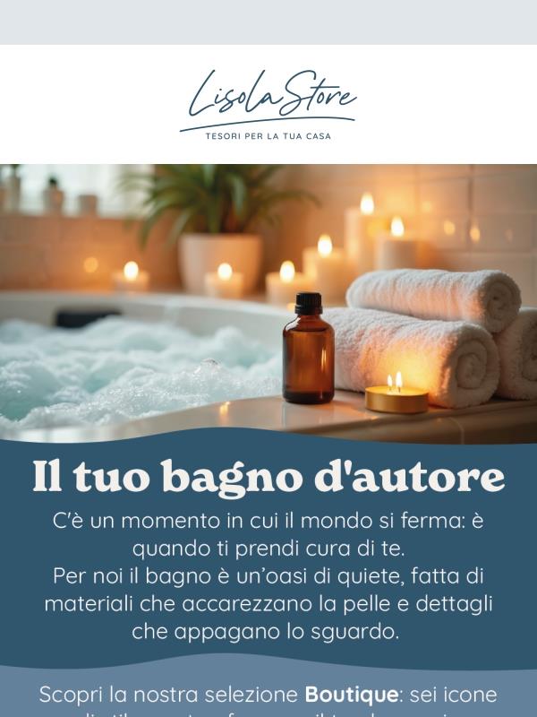 🛀 Il tuo bagno d'autore: una selezione esclusiva a un prezzo speciale