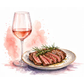 Vini rosati da abbinare alla carne