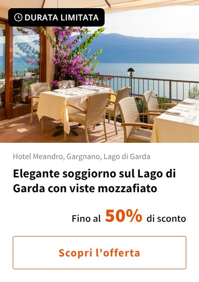 Elegante soggiorno sul Lago di Garda con viste mozzafiato