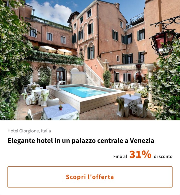 Elegante hotel in un palazzo centrale a Venezia