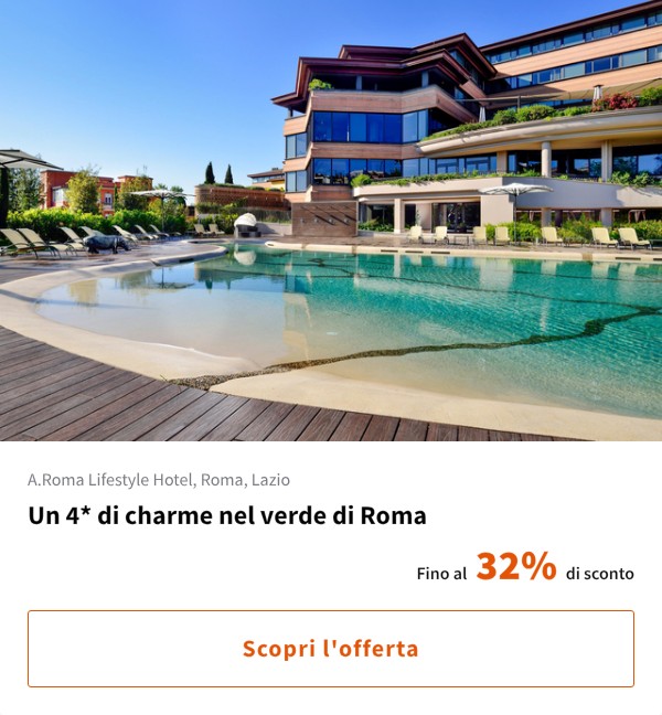 Un 4* di charme nel verde di Roma