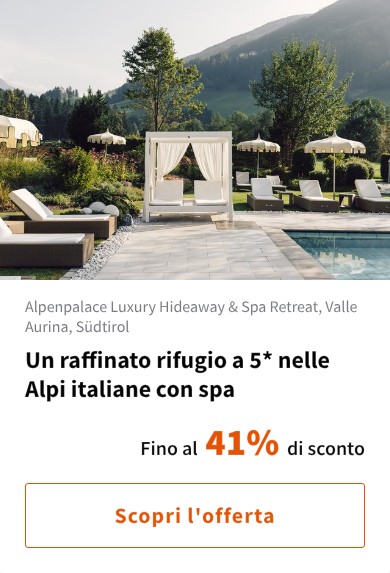 Un raffinato rifugio a 5* nelle Alpi italiane con spa