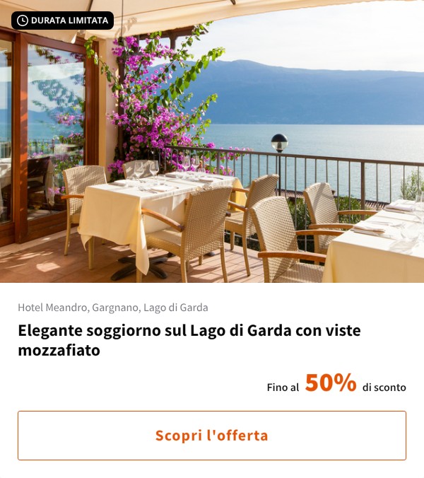 Elegante soggiorno sul Lago di Garda con viste mozzafiato
