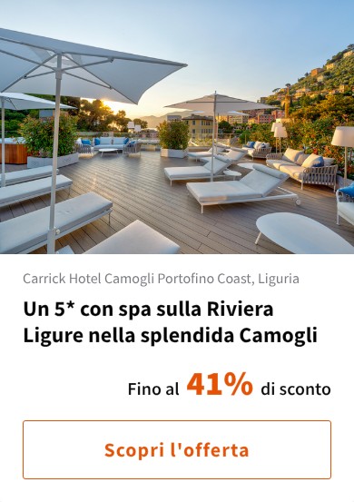 Un 5* con spa sulla Riviera Ligure nella splendida Camogli