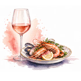Vini rosati da abbinare al pesce