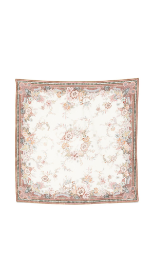Printed silk foulard