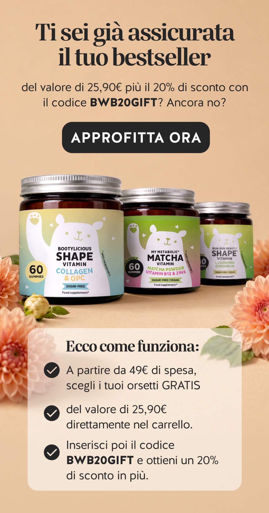 RISPARMIA IL 20% SU TUTTO