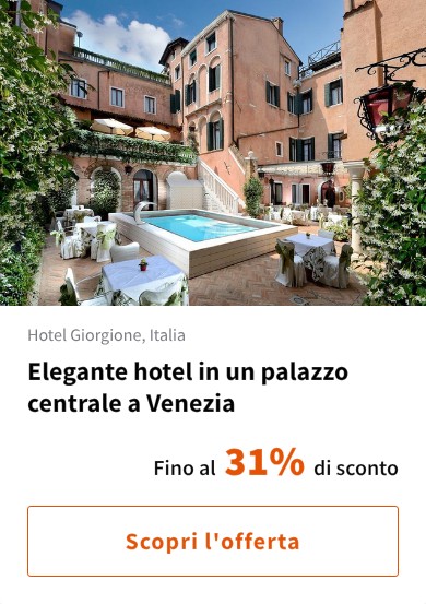 Elegante hotel in un palazzo centrale a Venezia