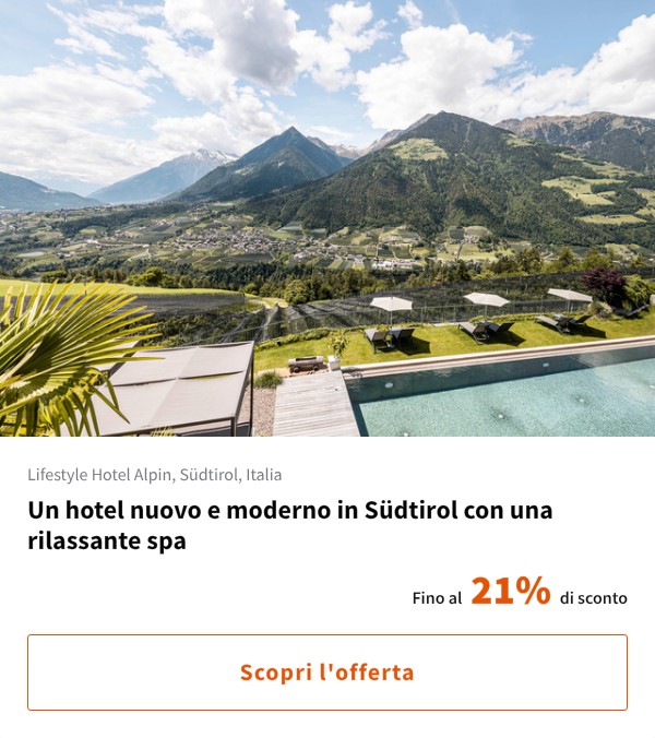 Un hotel nuovo e moderno in Südtirol con una rilassante spa