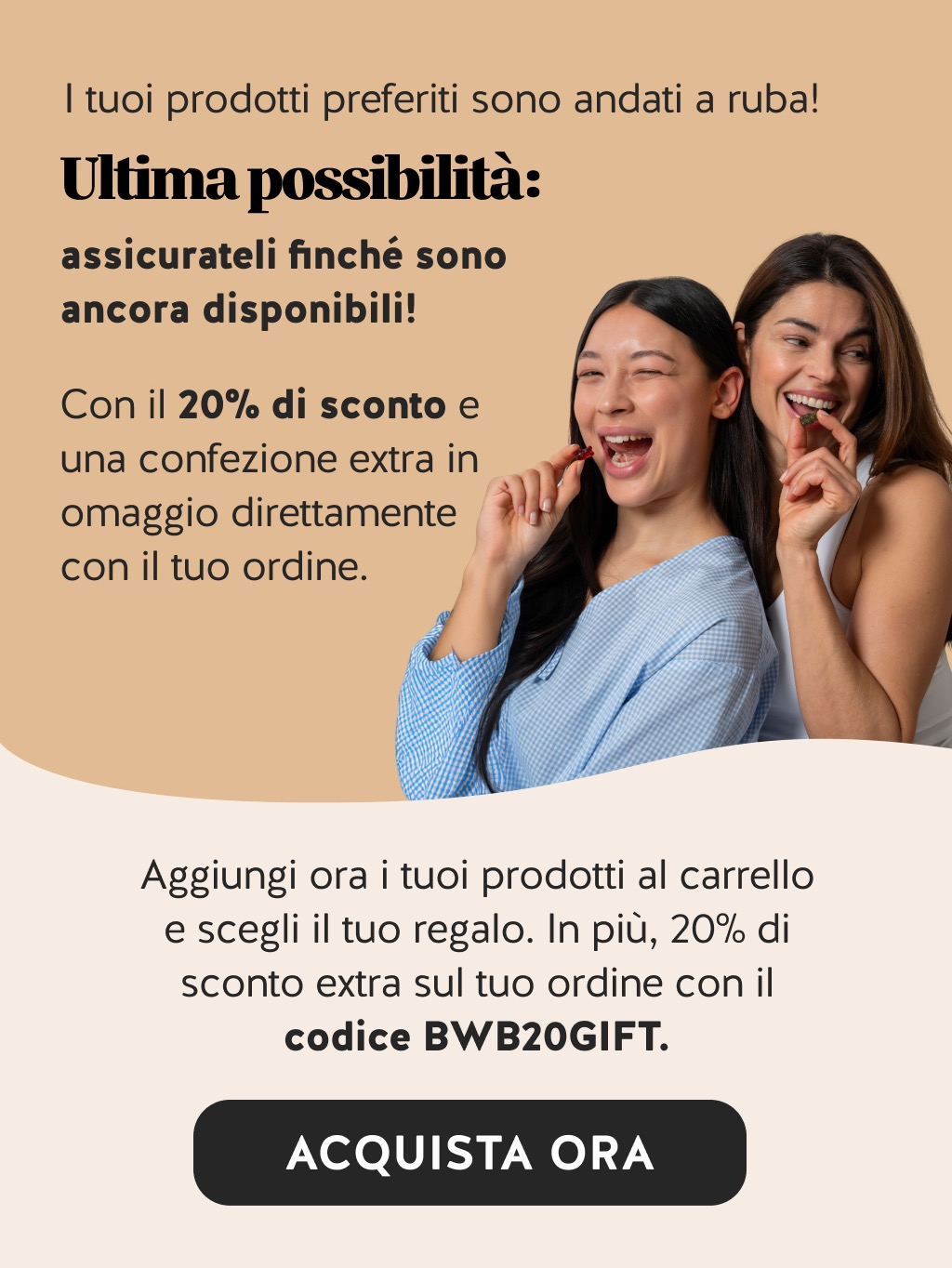 RISPARMIA IL 20% SU TUTTO