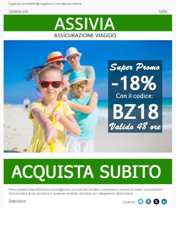 - 18% su tutte le nostre polizze!