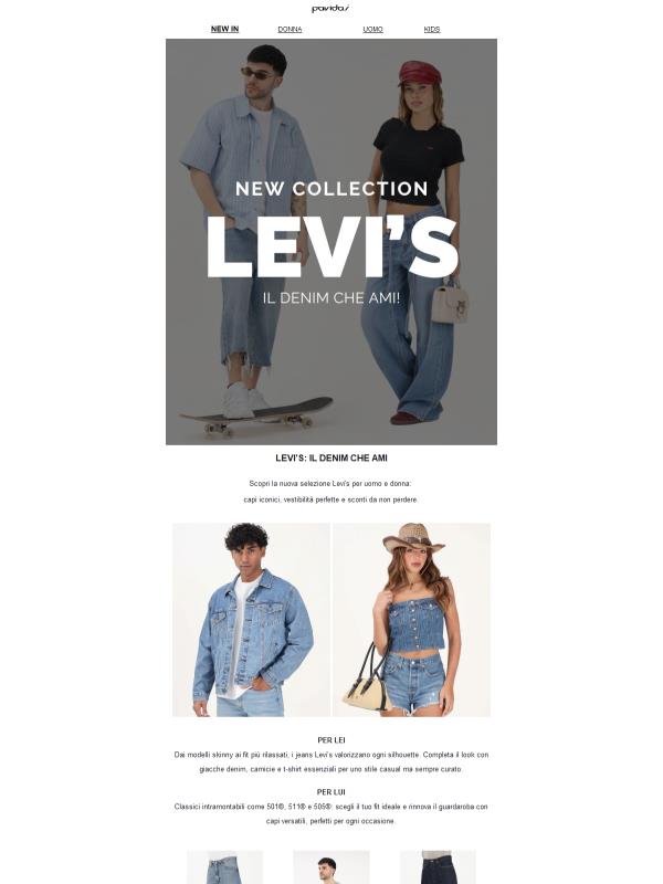 🛍️ New Levi's Styles Await You!