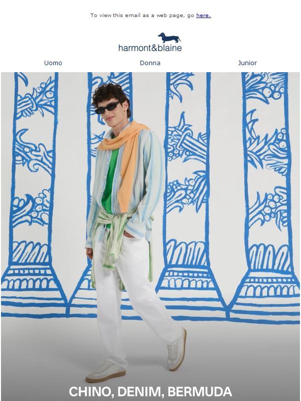 Pronti per l’estate: chino, denim e bermuda