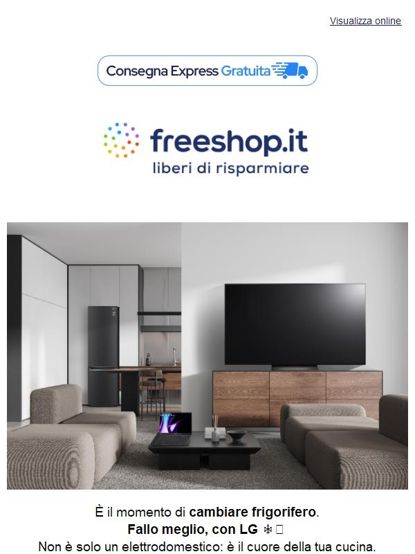 Rinnova il tuo frigorifero: passa a LG e consuma meno ❄️